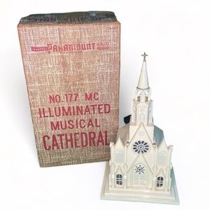 MAKE AN OFFER!! Vintage HTF Paramount Holiday Musical Cathedral